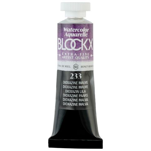 BLOCKX Watercolour Tube 15ml S3 233 Dioxazine Mauve