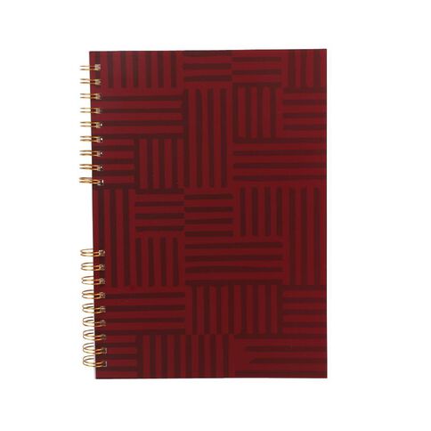 Uniti Adults Cherry Red A4 Spiral Notebook