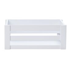 Living & Co Wooden Crate Large White