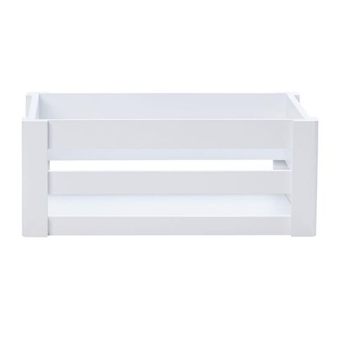Living & Co Wooden Crate Large White