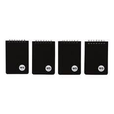 WS Notebook PP Wiro 100 Pages Black A7