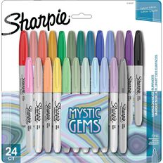 Sharpie Markers Mystic Gem Fine Point Assorted Colours - Pack of 24