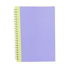 Uniti Stationery Brights Purple A4 Spiral Notebook