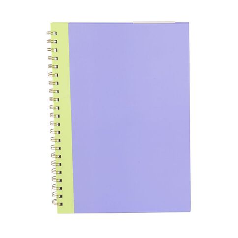 Uniti Stationery Brights Purple A4 Spiral Notebook