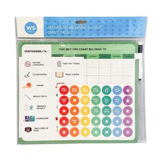 WS Magnetic Reward Chart DailyTasks