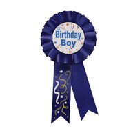 Party Inc Birthday Badge 15cm Blue Mid