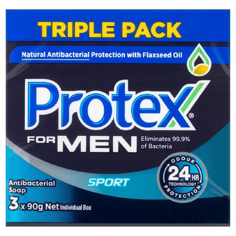 Protex Bar Soap for Men 90g 3 Pack