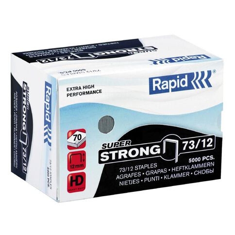 Rapid Staples 73/12 5000 Pack Silver