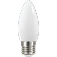 General Electric E27 LED Dimmable Candle 4.8W Warm Light Bulb White