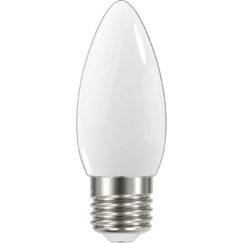 General Electric E27 LED Dimmable Candle 4.8W Warm Light Bulb White