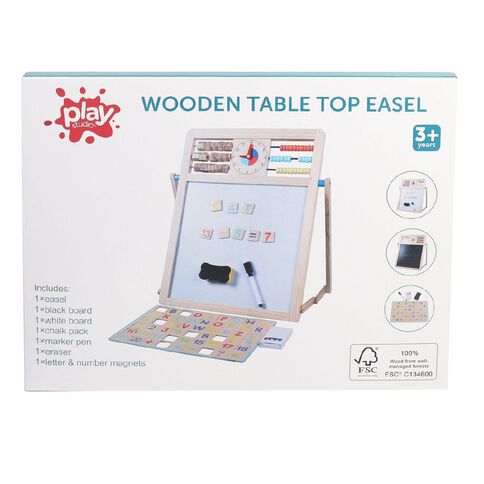 Play Studio Wooden Table Top Easel