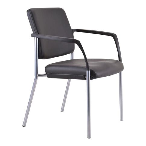 Buro Lindis Chair Dilln with Arms Reflective Silver