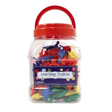 Learning Toolbox Counter Dinosaurs Colour 128pieces