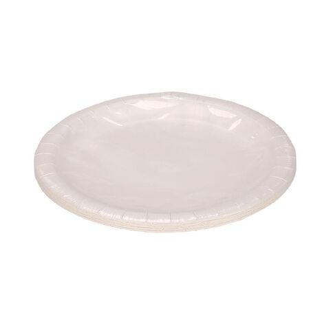 Party Inc Plate 23cm White 10 Pack