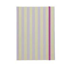 Uniti Clubhouse Notebook Casebound Striped Yellow