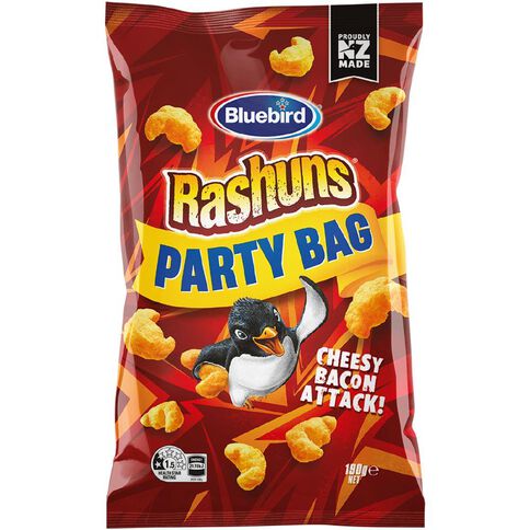 Bluebird Rashuns Cheese & Bacon 190g