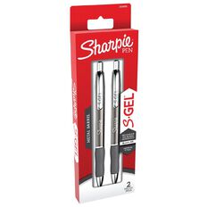 Sharpie S-Gel Metal Barrel Gel Pen 0.7mm Black - Pack of 2