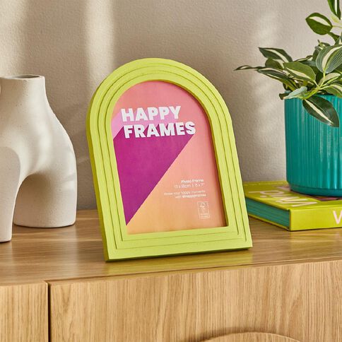 Happy Frames Layered Arch 13x18 Yellow