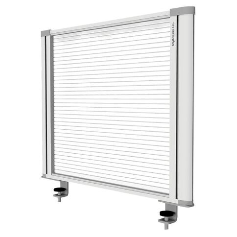 Boyd Visuals Desk Mounted Partition 560W Polycarbonate