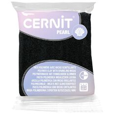 Cernit Polymer Clay Pearl 56g Black
