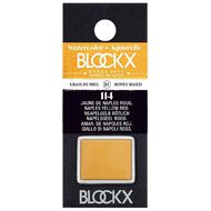 BLOCKX Watercolour Half Pan S1 114 Naples Reddish Yellow Yellow