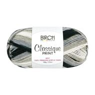 Birch Classique Yarn Prints 100% Premium Acrylic 100G 8Ply Shadow