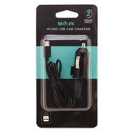Tech.Inc 1A Micro USB Car Charger - Black