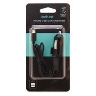Tech.Inc 1A Micro USB Car Charger - Black