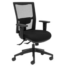 Chair Solutions Team Air with Arms Black