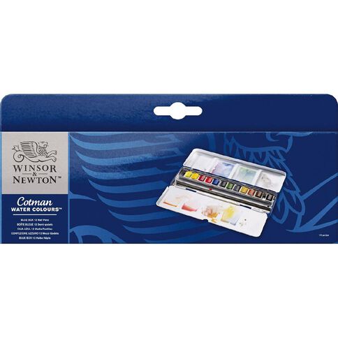 Winsor & Newton Cotman Watercolour Blue Box 12 Pack