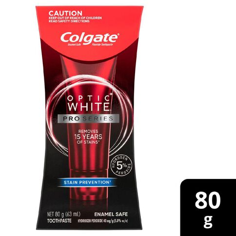 Colgate Optic White Pro Series Stain Shield Toothpaste 80g