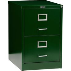 Precision Vintage VFC 2 Drawer Filing Cabinet Gloss Green Mid