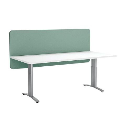Boyd Visuals Desk Screen Modesty Panel Turquoise 1200mm
