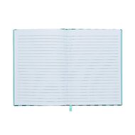 Uniti Clubhouse Notebook Casebound Striped Green Dark