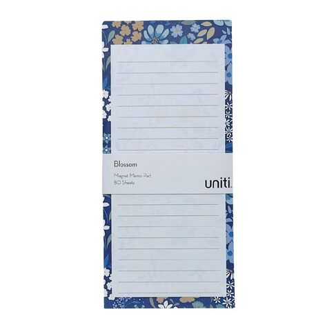 Uniti Blossom Memo Pad Floral