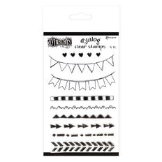 Ranger Dylusions Dyalog Clear Stamps On the Edge