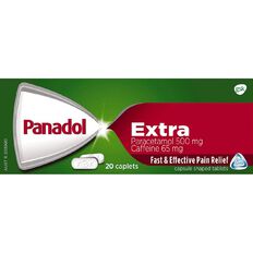 Panadol Extra Optizorb Caplet 20 Pack Limit of 2 Per Customer
