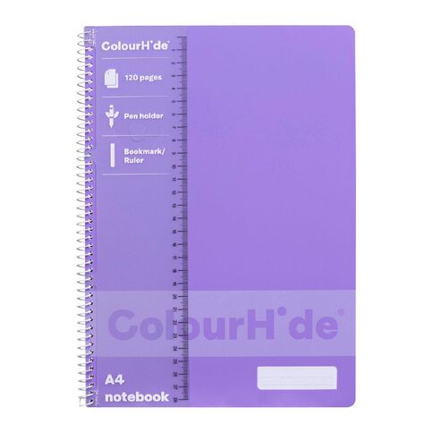 ColourHide Notebook 120 Pages Lavender