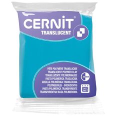 Cernit Polymer Clay Translucent 56g Turquoise Turquoise