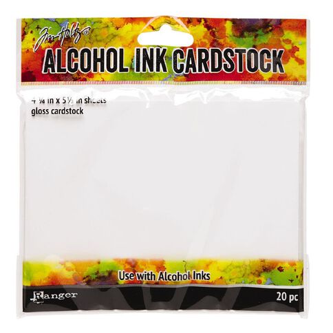 Ranger Tim Holtz Alcohol Ink Cardstock 4.25in x 5.5in