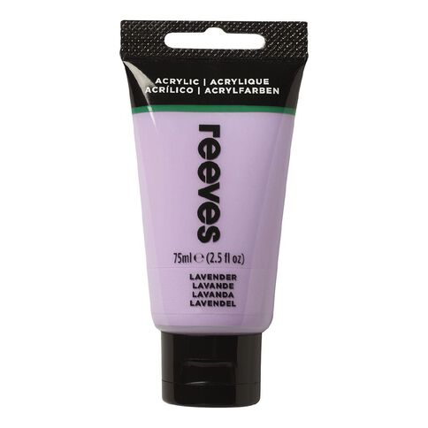 Reeves Fine Acrylic Paint Lavender 75ml