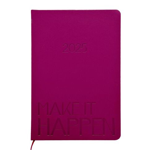 WS 2025 Week To View Make It Happen Diary A5