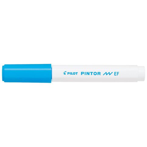 Pilot Pintor Marker Bullet Extra Fine 2.3mm Tip Blue Light