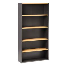Jasper J Emerge Bookcase 1800 Beech/Ironstone