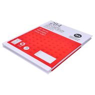 WS Lecture Book 2B4 7mm Ruled Hardcover 94 Leaf Red