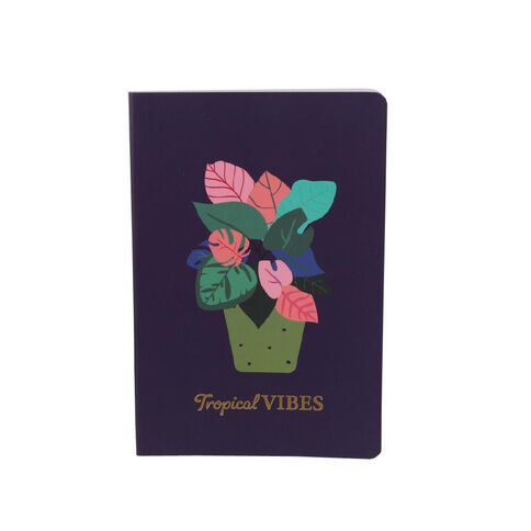 Uniti Adults Tropical Crush A5 Flower Notebook Uniti Adults Tropical Crush A5 Flower Notebook