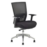 Jasper J Advance BreatheX Mesh High Back Commercial Chair Arms Black