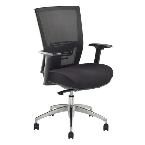 Jasper J Advance BreatheX Mesh High Back Commercial Chair Arms Black