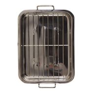 Living & Co Roaster With Grill Stainless Steel