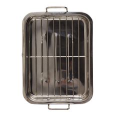 Living & Co Stainless Steel Roaster With Grill